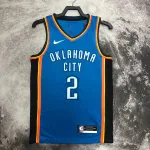 Oklahoma City Thunder Blue Shai Gilgeous-Alexander #2 Men’s Jersey