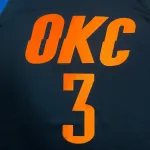 Oklahoma City Thunder Blue Chris Paul #3 Men’s Jersey