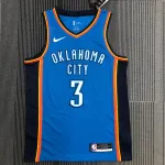 Maglia da uomo Oklahoma City Thunder Blue Chris Paul #3 Oklahoma City Thunder Blue Chris Paul #3 Men’s Jersey