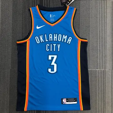 Oklahoma City Thunder Blue Chris Paul #3 Men's Jersey