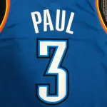 Oklahoma City Thunder Blue Chris Paul #3 Men’s Jersey