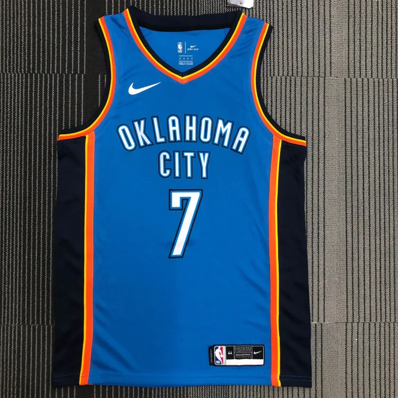 Oklahoma City Thunder Blue Carmelo Anthony #7 Men’s Jersey