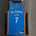 Camiseta Oklahoma City Thunder Azul Carmelo Anthony #7 Hombre Oklahoma City Thunder Blue Carmelo Anthony #7 Men’s Jersey