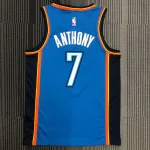 Oklahoma City Thunder Blue Carmelo Anthony #7 Men’s Jersey