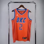 Camisola dos homens Shai Gilgeous-Alexander #2 dos Oklahoma City Thunder