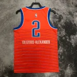 Camisola dos homens Shai Gilgeous-Alexander #2 dos Oklahoma City Thunder