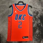 Camisola dos homens Shai Gilgeous-Alexander #2 dos Oklahoma City Thunder