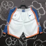 Short Hommes Oklahoma City Thunder Blanc Oklahoma City Thunder White Men’s Shorts
