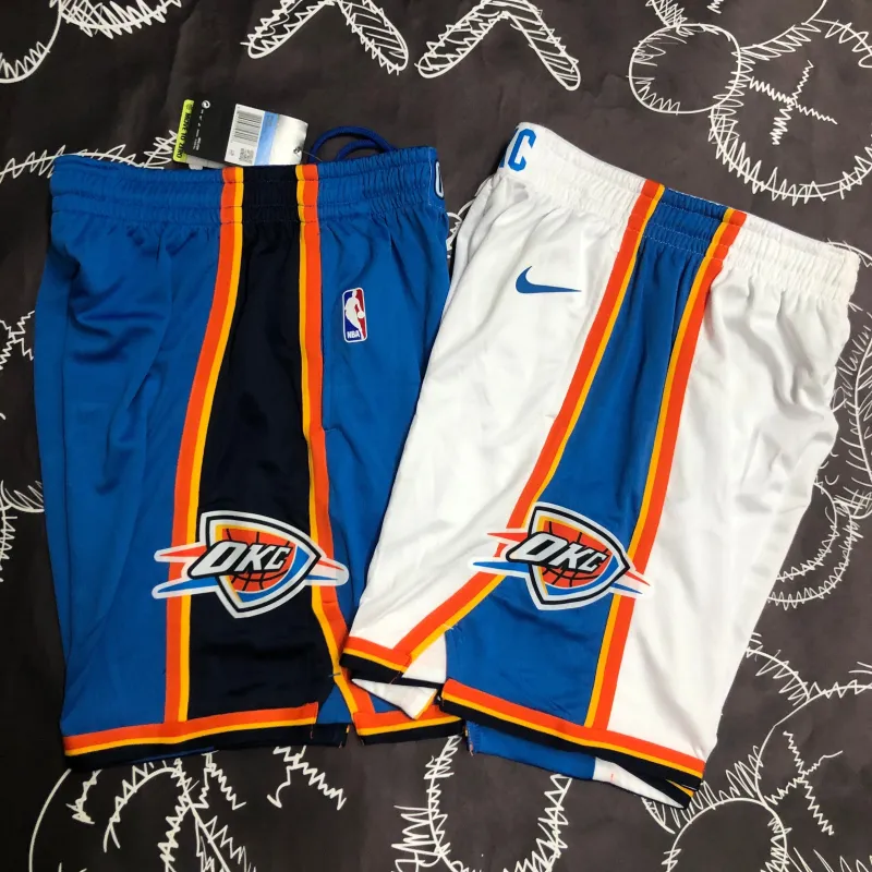 Oklahoma City Thunder White Men’s Shorts