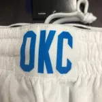 Oklahoma City Thunder White Men’s Shorts