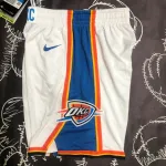 Oklahoma City Thunder White Men’s Shorts