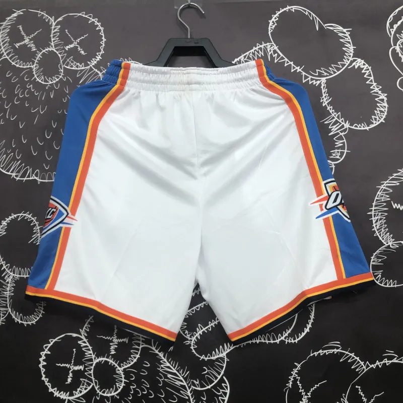 Oklahoma City Thunder White Men’s Shorts