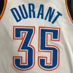Oklahoma City Thunder White Kevin Durant #35 Men’s Jersey