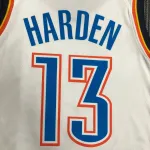 Oklahoma City Thunder White James Harden #13 Men’s Jersey