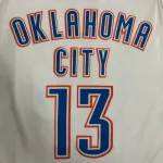 Oklahoma City Thunder White James Harden #13 Men’s Jersey