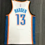 Oklahoma City Thunder White James Harden #13 Men’s Jersey