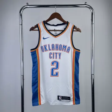 Oklahoma City Thunder White Shai Gilgeous-Alexander #2 Men's Jersey