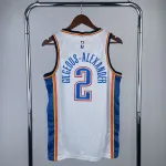 Oklahoma City Thunder White Shai Gilgeous-Alexander #2 Men’s Jersey