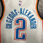 Oklahoma City Thunder White Shai Gilgeous-Alexander #2 Men’s Jersey
