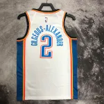 Oklahoma City Thunder White Shai Gilgeous-Alexander #2 Men’s Jersey