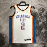 Oklahoma City Thunder White Shai Gilgeous-Alexander #2 Men’s Jersey