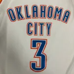 Oklahoma City Thunder wit Chris Paul #3 herenshirt