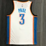 Oklahoma City Thunder wit Chris Paul #3 herenshirt