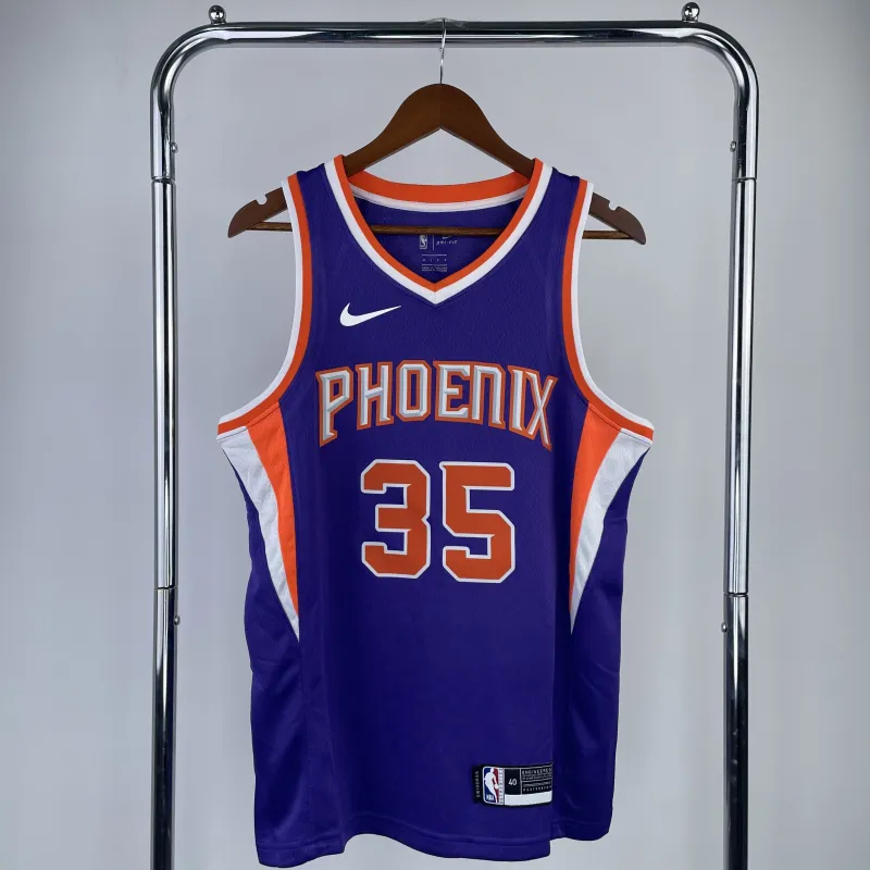 Camisa masculina Phoenix Suns roxa Kevin Durant #35