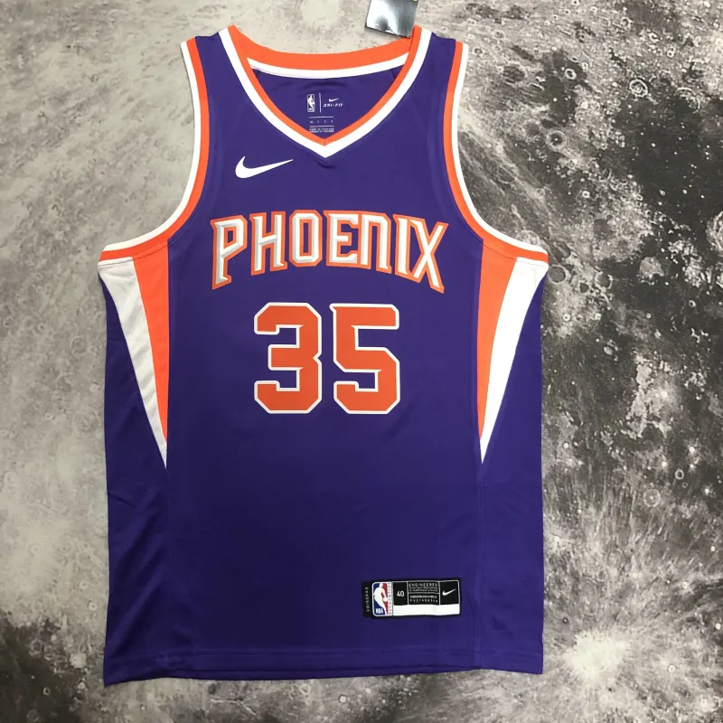 Camisa masculina Phoenix Suns roxa Kevin Durant #35