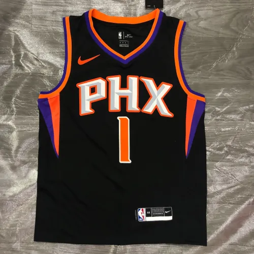 Camiseta Phoenix Suns Negro Devin Booker #1 Hombre