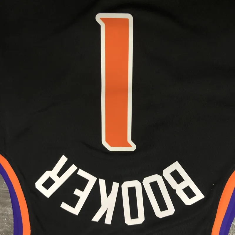 Phoenix Suns Black Devin Booker #1 Men’s Jersey