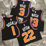 Phoenix Suns Black Deandre Ayton #22 Heren Jersey