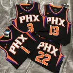 Phoenix Suns Black Deandre Ayton #22 Heren Jersey