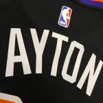Phoenix Suns Black Deandre Ayton #22 Heren Jersey