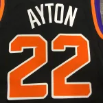 Phoenix Suns Black Deandre Ayton #22 Heren Jersey