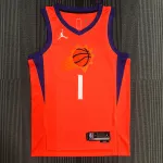 Maglia Phoenix Suns Jordan Edition Arancione Devin Booker #1 Uomo Phoenix Suns Jordan Edition Orange Devin Booker #1 Men’s Jersey