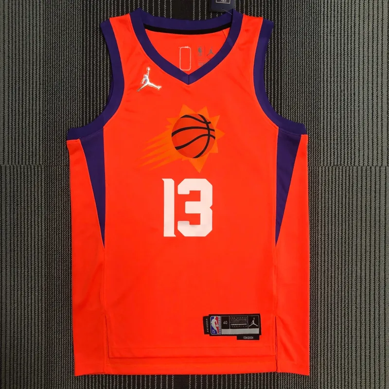 Phoenix Suns Jordan Edition Orange Steve Nash #13 Men’s Jersey