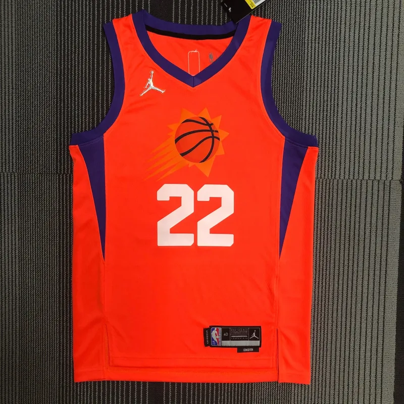 Phoenix Suns Jordan Edition Orange Deandre Ayton #22 Men’s Jersey