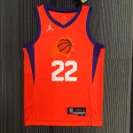 Phoenix Suns Jordan Edition Laranja Deandre Ayton #22 Camisola para homem Phoenix Suns Jordan Edition Orange Deandre Ayton #22 Men’s Jersey
