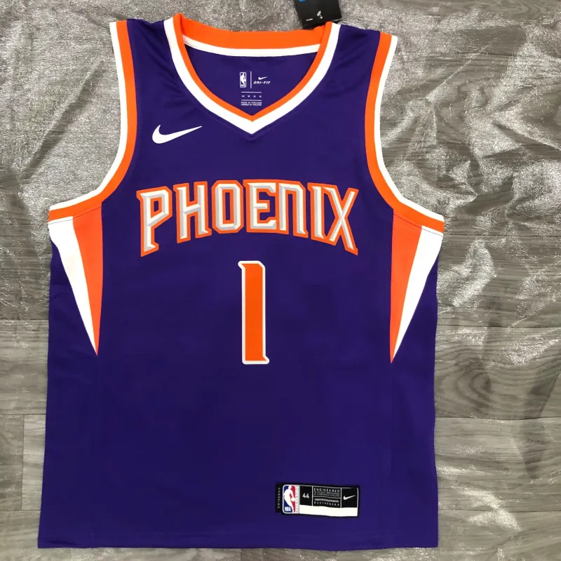 Maglia dei Phoenix Suns Purple Devin Booker #1 Uomo