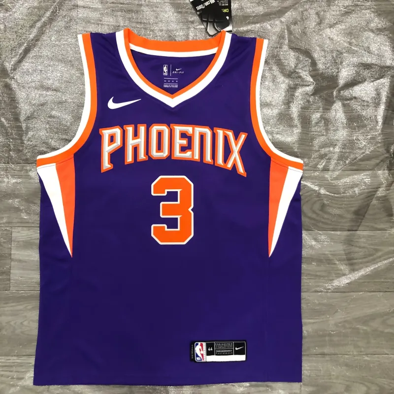 Phoenix Suns Purple Chris Paul #3 Heren Jersey