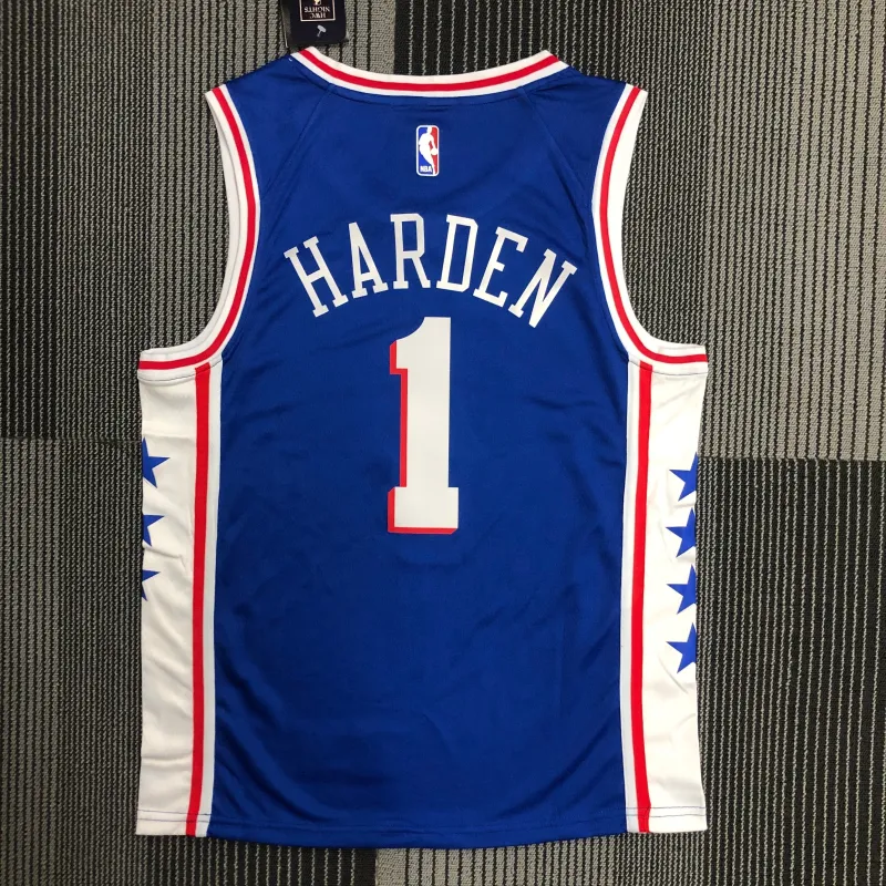 Philadelphia 76ers Bleu #1 Jersey Homme