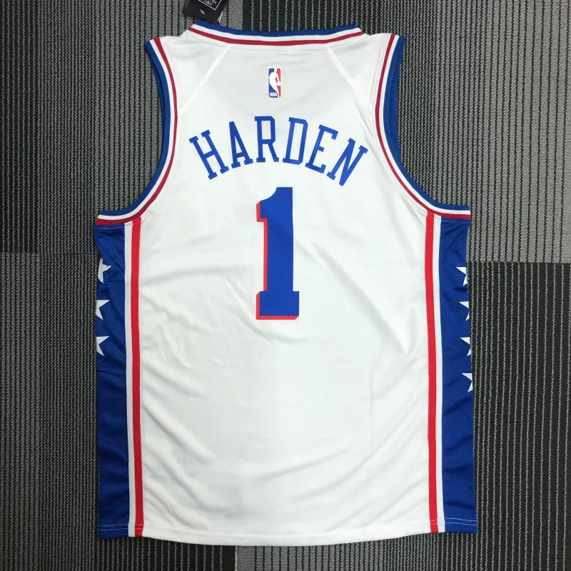 Philadelphia 76ers White #1 Men’s Jersey