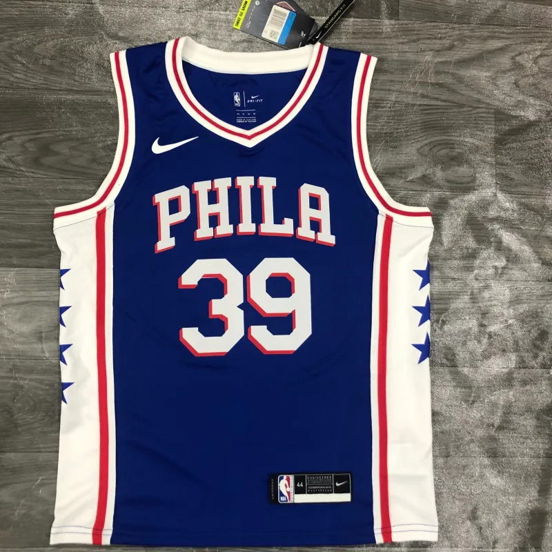 Philadelphia 76ers Blue #39 Men’s Jersey