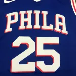 Philadelphia 76ers Blue #25 Men’s Jersey