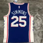 Philadelphia 76ers Blue #25 Men’s Jersey