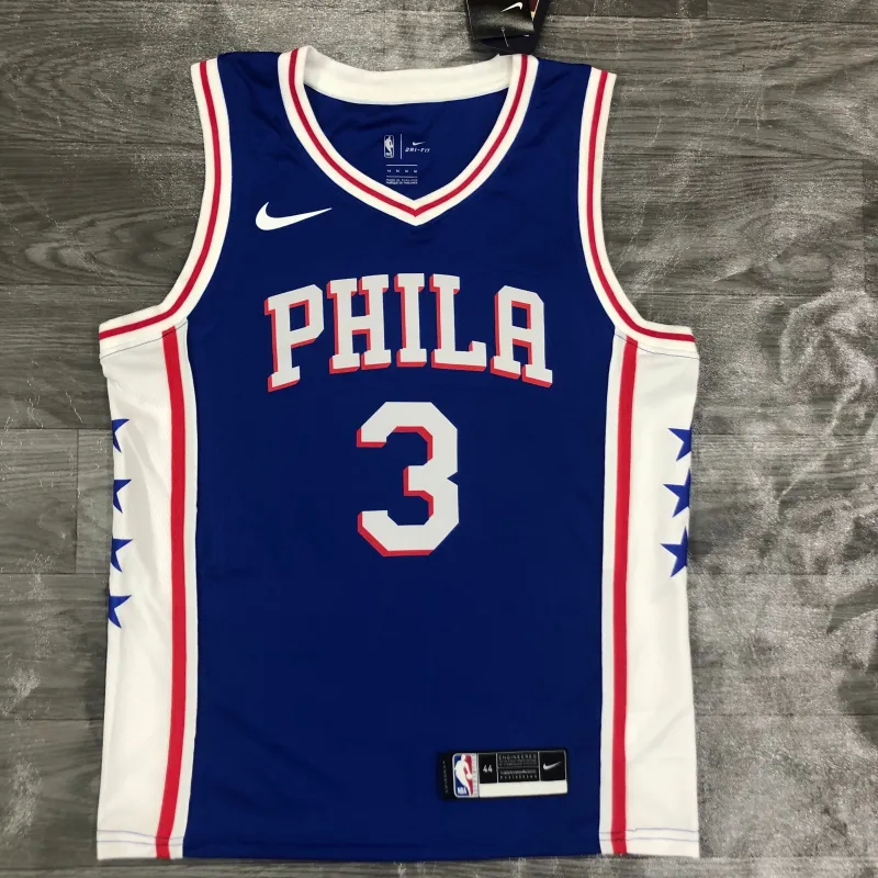 Philadelphia 76ers Blue Allen Iverson #3 Men’s Jersey