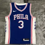 Philadelphia 76ers Blue Allen Iverson #3 Men’s Jersey