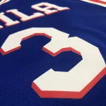 Philadelphia 76ers Blue Allen Iverson #3 Men’s Jersey