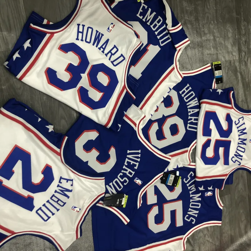 Philadelphia 76ers White #25 Men’s Jersey